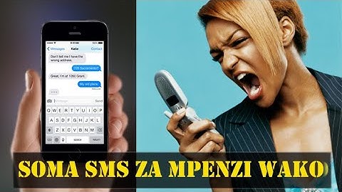 Jinsi Ya Kusoma SMS Za Mpenzi Wako Aliwepo Mbali Kwa Simu Yako:  Kupata SMS za Mpenzi Wako code 2020