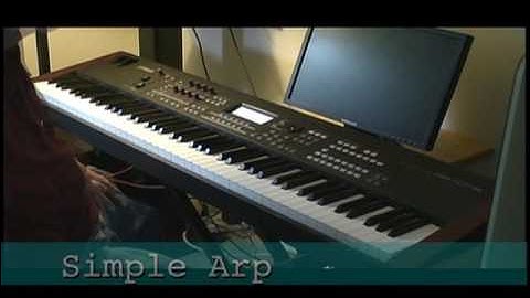 keybdwizrd - Yamaha MOXF8 Demo #8