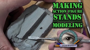 Making Action Figure Stands - pt.1 - Modeling