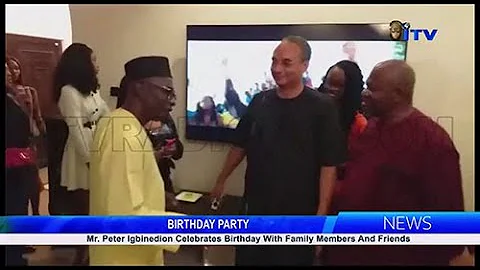Peter Igbinedion celebrates birthday with family and friends