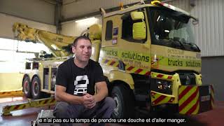 24 Heures avec un dépanneur (S1 E1) : Julien, Renault Trucks Saint-Vallier (Trucks Solutions).