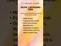 ISLPR test listening Tips #languagetest #islpr #english #englishlanguagetest #jglanguageacademy