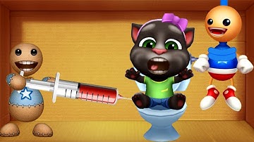 My Talking Tom 2 vs Kick the Buddy 2 Android Gameplay Walkthrough New Update 2021 | New Machines