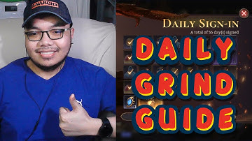 A GUIDE TO YOUR DAILY GRIND ON WATCHER OF REALMS (TAGLISH)