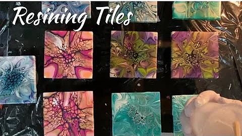(1145) How to Resin Tiles, in Carole's Art Room, P...