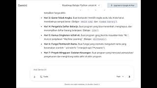 Belajar Python dengan Kurikulum Gemini