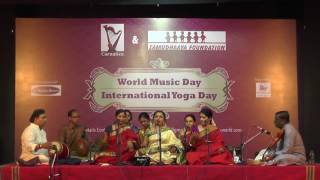 World Music Day Celebrations | International Yoga Day | Vid.Sudha Raghunathan | Carnatic Jam screenshot 5