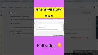 Meta Developer Account Vs Business Manager  Complete Explanation meta ai ai