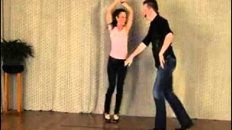 Cross Body Inside Turn With Reverse Copa - Salsa Dance Lesson, David Troesch, Maria - guajira #1814