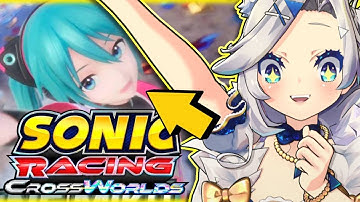 Hatsune Miku is in Sonic Racing  Cross Worlds
