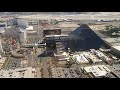Helicopter view of Las Vegas strip