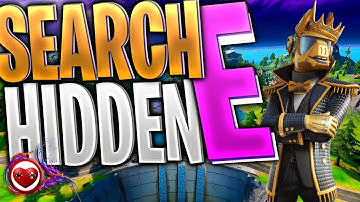 Search hidden E found in the DIVE Loading Screen Fortnite Week 8 DIve Mission Challenges