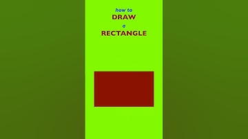 Learn How To Easily Draw A Rectangle With This Simple Tutorial!