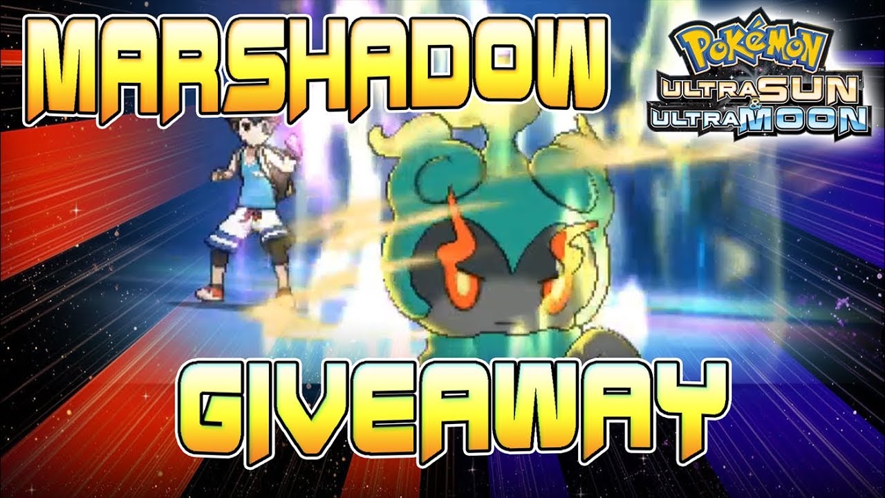 Marshadow Giveaway For Pokemon Ultra Sun And Moon How To Get Marshadow In Usum Get Your Marshadow Youtube