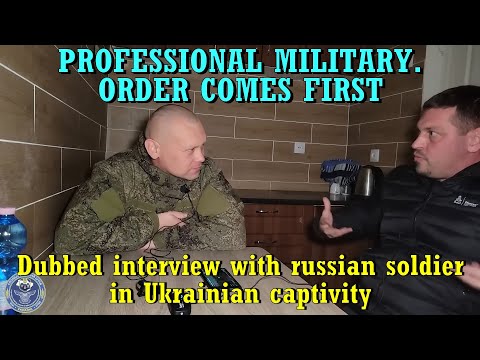 Professional military. Dubbed interview with russian soldier in Ukrainian captivity