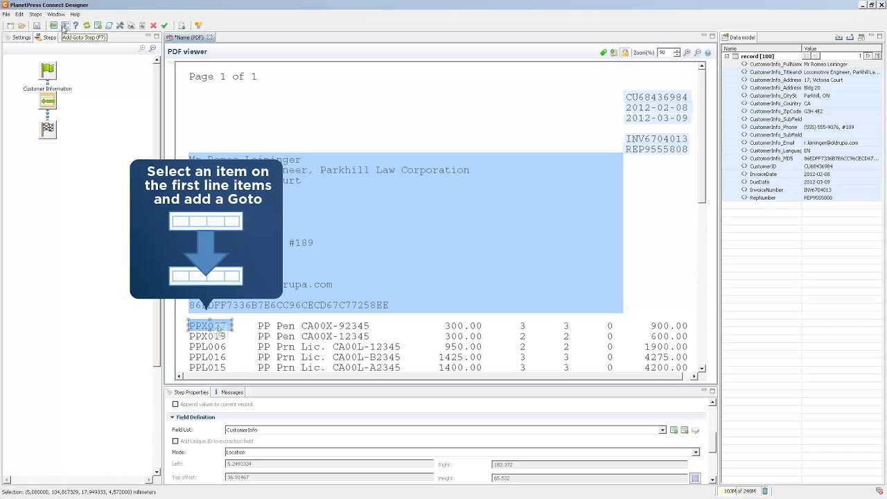 Extracting from a pdf data source youtube