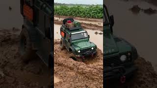 🔥 Traxxas Defender Takes on Extreme Off-Road Terrain! 🚙💨 #shorts