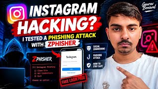 Instagram Hacking I Tested a Phishing Attack with Zphisher | Gaurav Beniwal