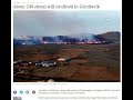 240 sheep blocked in Grindavik. Threatened by lava and left without water. 15.01.24