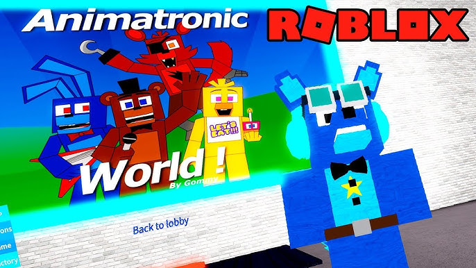 JUNTEI O WITHERED BONNIE + WITHERED FREDDY EM UM SÓ ANIMATRONIC no Roblox  Animatronic World 