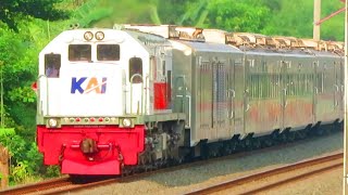 Download Lagu BERBURU KERETA PANJANG‼️KERETA RAJA UTARA MENGALAH DENGAN KA MADIUN JAYA, KA SERAYU DAN KA MANAHAN MP3