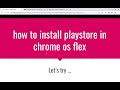 Chrome OS Flex Play Store ? Wait Is That Possible ?