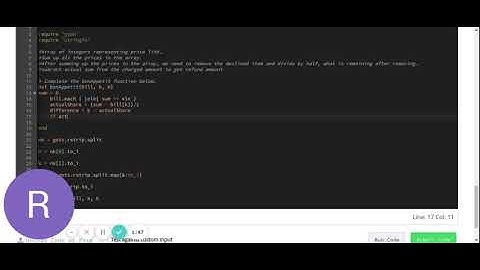 Bill Division   Microverse Coding Challenges Question   Contests   HackerRank - RUBY