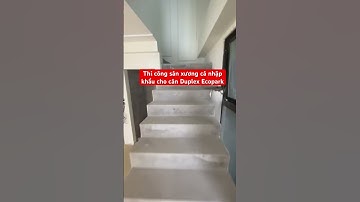 Sàn gỗ xương cá nhập khẩu Ecopark #sangobietthu #sangodep #thicongsango #duysango