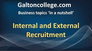 Internal and External Recruitment