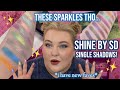 Swatching ALL my New Shine by SD Shadows *so many sparkles* | Lauren Mae Beauty