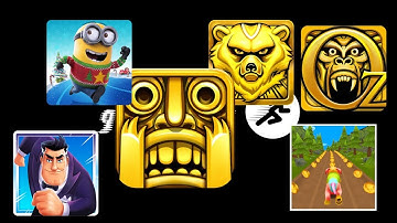 Despicable Me Vs Temple Run Vs Temple Run Oz Vs Agent Dash Vs Spirit Run Vs Dog Run - Endless Run