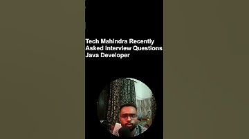 Recently asked Java Interview Question in Tech Mahindra