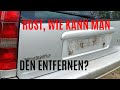 Rost entfernen und lackieren? Ist das schwer?