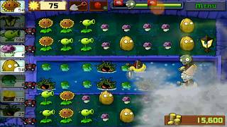 Plants vs Zombies - Parte 5 - Neblina (jogo/game) screenshot 3