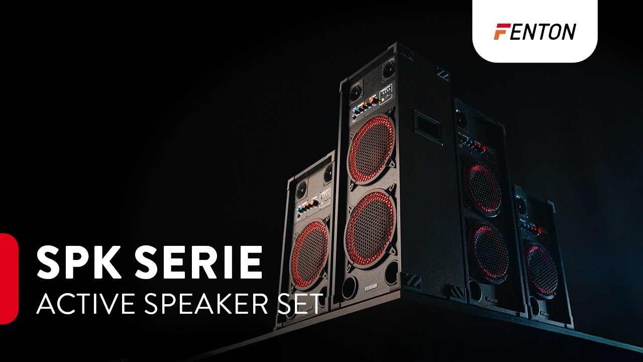 Fenton Progressive Set Fenton SPK-Series PA Active Speaker Set 8