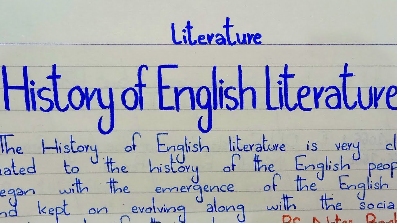 Complete History of English Literature || Ages and Subages #ENG-101 #PU ...