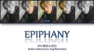 BTS (방탄소년단) JIN - 'INTRO: Epiphany' Lyrics (Han Rom Eng) Resimi