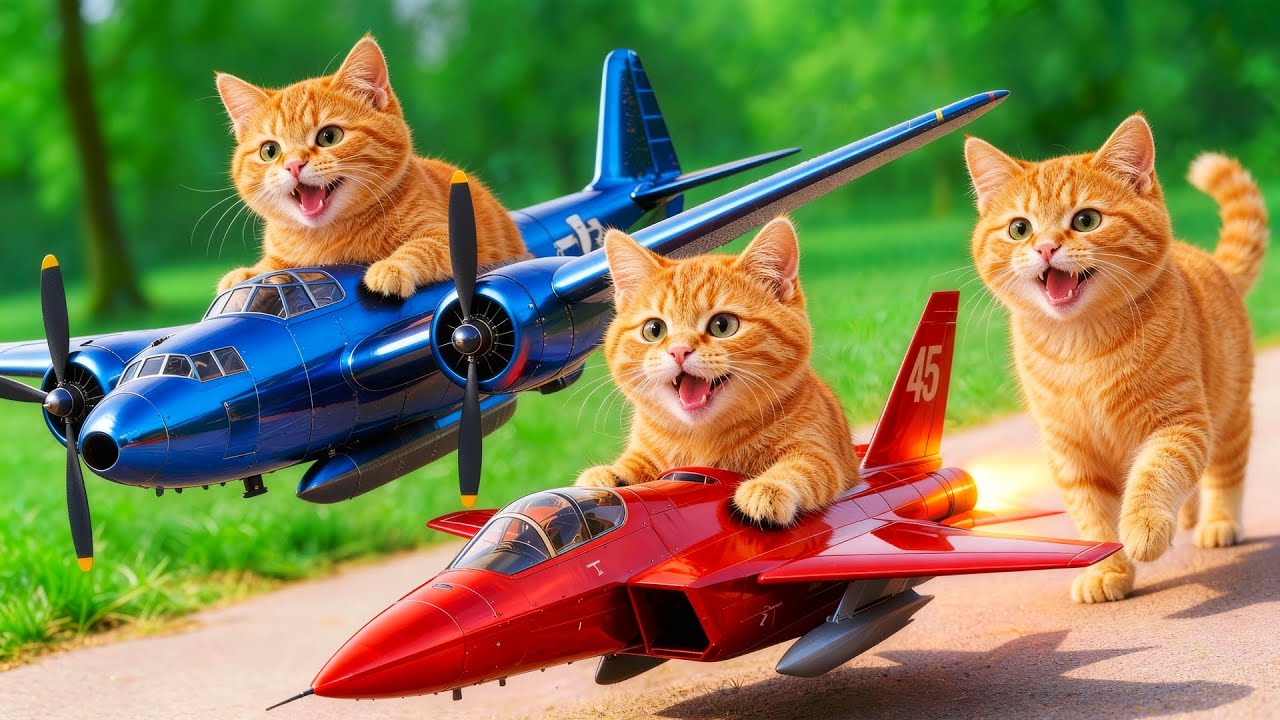 Mama Cat Trims Fur on the Farm and Makes Tiger Hat For Kittens At Home🐾🎩🐯