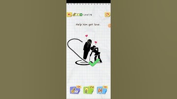 Draw 2 Save Stickman Puzzle Level 78: Help him get love
