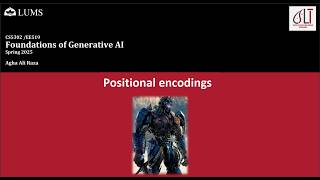[Generative AI in Urdu/Hindi] Lecture 18: Positional encodings