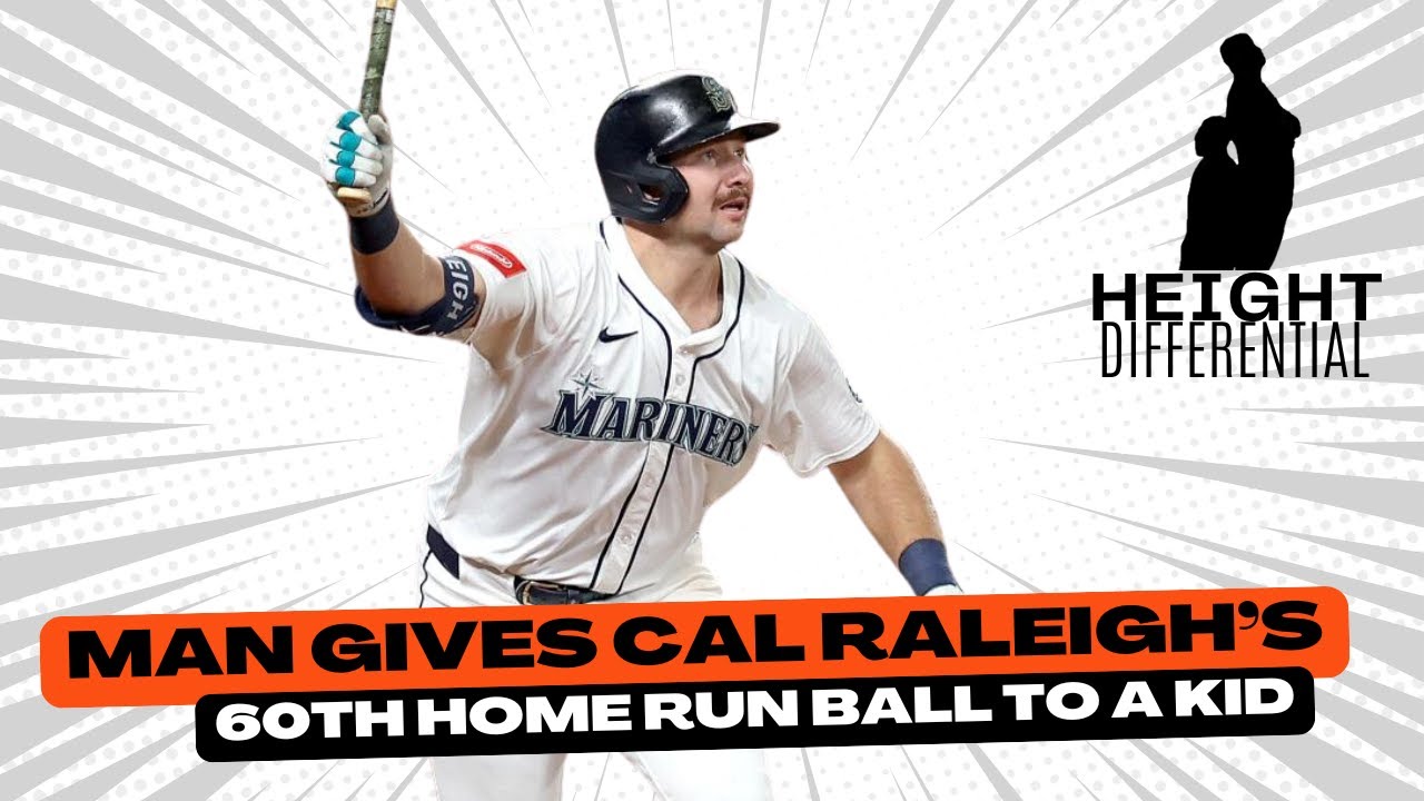 Man Gives Cal Raleigh's 60th Home Run Ball to a Kid