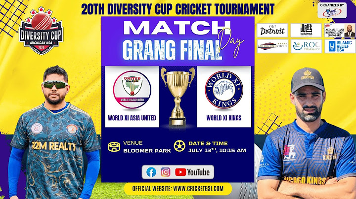 🏆 Diversity Cup 2025 | GRAND FINAL | LIVE from Bloomer Cricket Ground @3:45 PM EST | $35,000 Prize