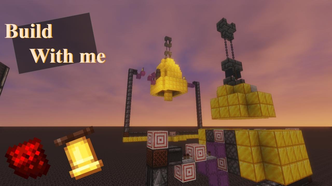 ANIMATED Minecraft REDSTONE Bell Design! || Build-With-Me (Vanilla) || Ep. 2