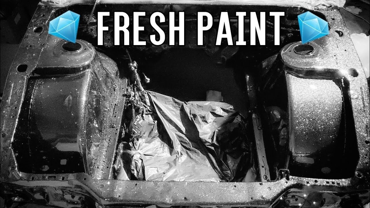 S13 Engine Bay Paint DIY YouTube