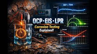 Corrosion Testing Explained: OCP, EIS & Tafel in Simple Words 🔬⚡