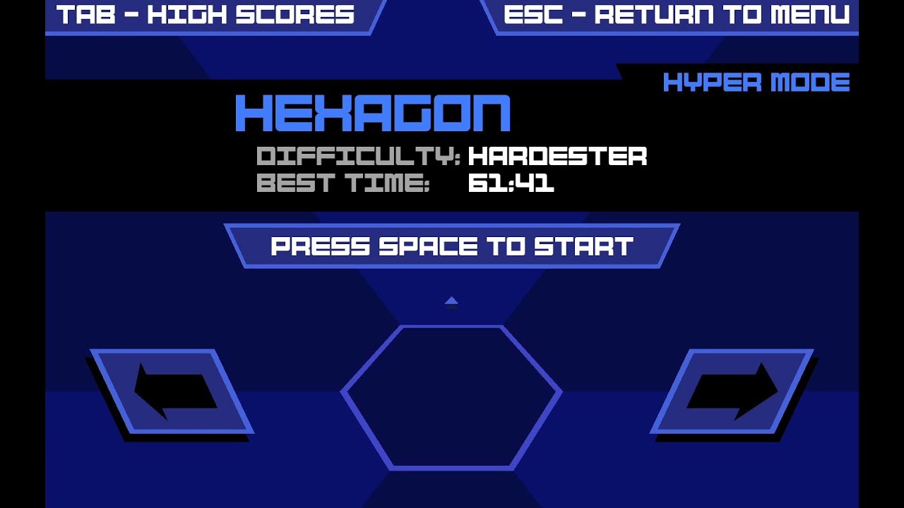 Hyper Mode Super Hexagon - Hexagon Hyper Mode - YouTube