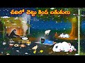 చలిలో చెట్టు కింద బతుకులు | Telugu Moral Stories | Telugu Stories | Fairy Tales | Lucy Tv