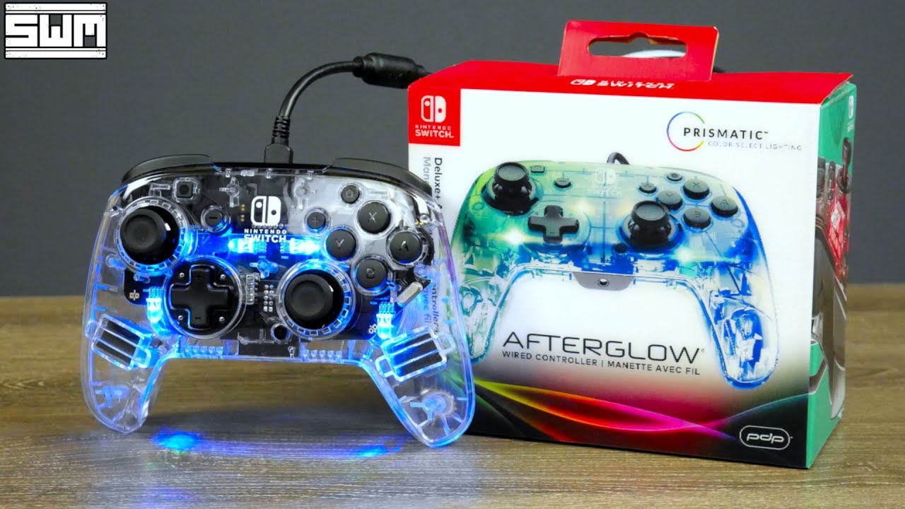  REALMz Wired LED Light-Up Pro Controller for Nintendo