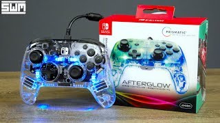switch pro controller afterglow