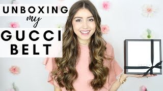 Gucci Belt Unboxing Lace & Lashes